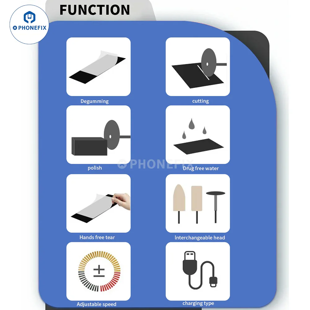 G-07PRO LCD Screen OCA Glue Remover Grinding Cutting Tool - Image 7