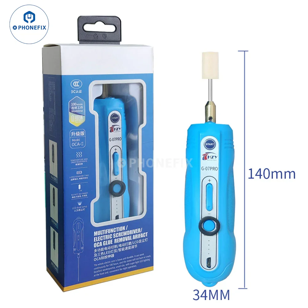 G-07PRO LCD Screen OCA Glue Remover Grinding Cutting Tool - Image 8