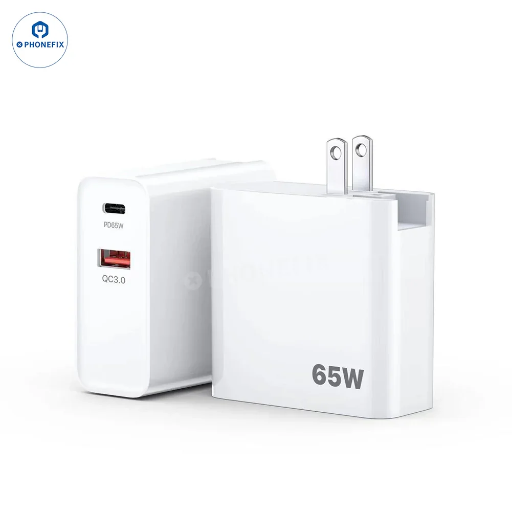 GaN PD-100W Charger with Convertible Plug for Laptops and Mobile Phone - Image 11