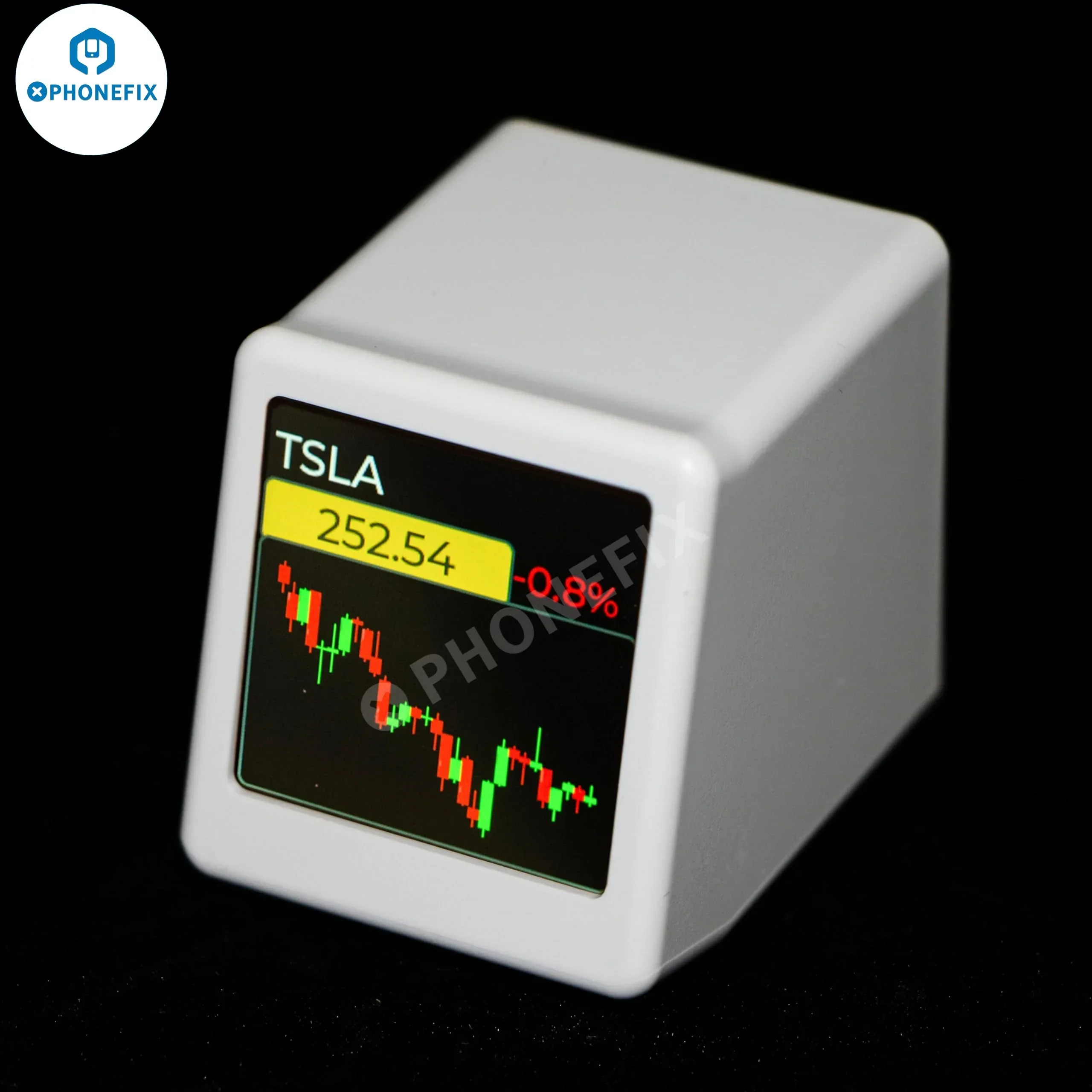 GeekMagic WIFI Digital Clock Weather Station With Bitcoin Stock Display - Image 8