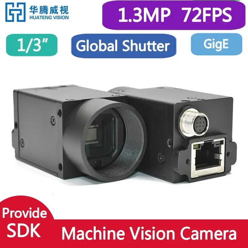 GigE Vision Industrial Camera, 1.3MP, 1/3" CMOS, Color, Global Shutter - Image 3