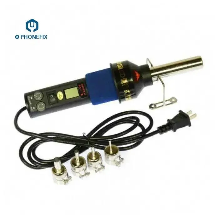 GJ-8018 Portable Temperature Control Hot Air Gun Rework Station - Image 6