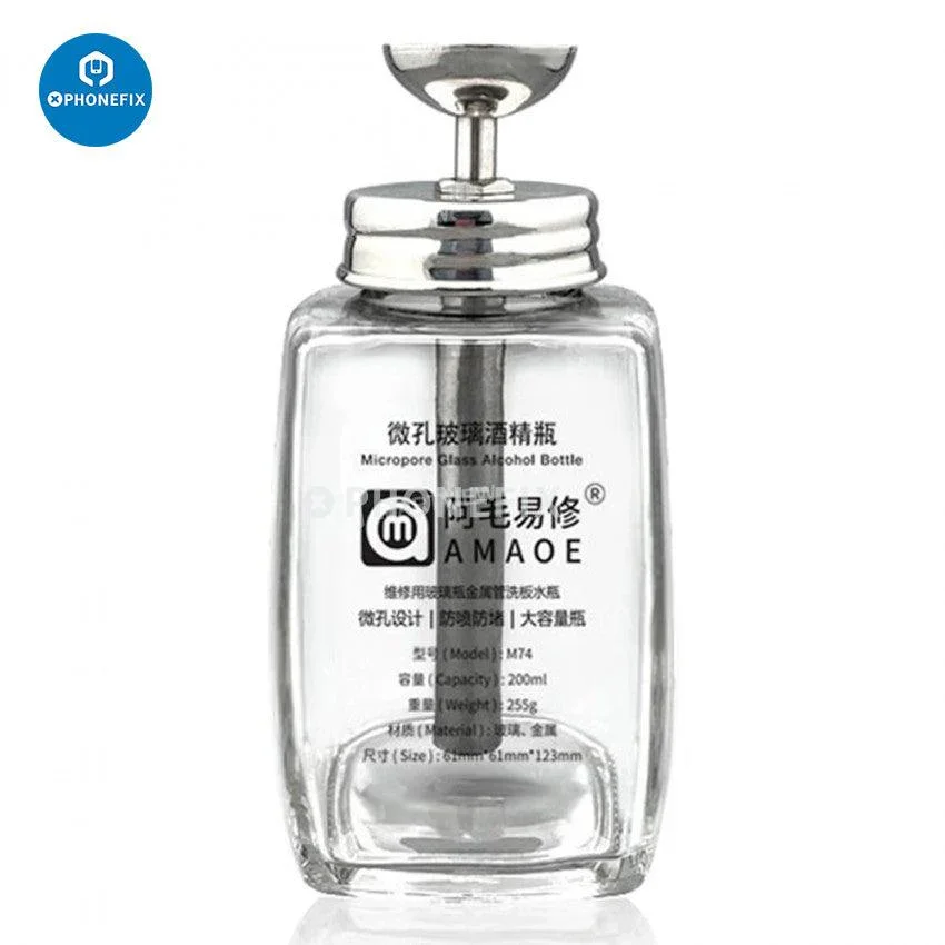 Glass Liquid Alcohol Bottle Washing /Cleaner Bottle Phone Repair Tool - Image 7