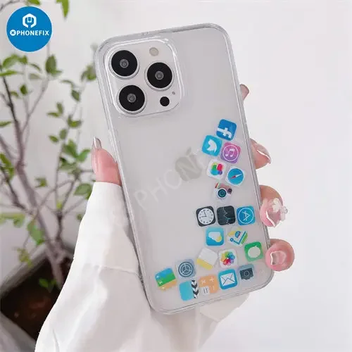 Glitter Liquid Quicksand Back Cover For iPhone 7-16 Pro Max - Image 4