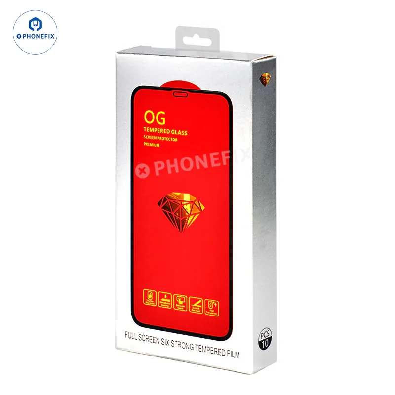 Gold Diamond Full Cover Screen Protector for iPhone X-17 Pro Max - Image 2
