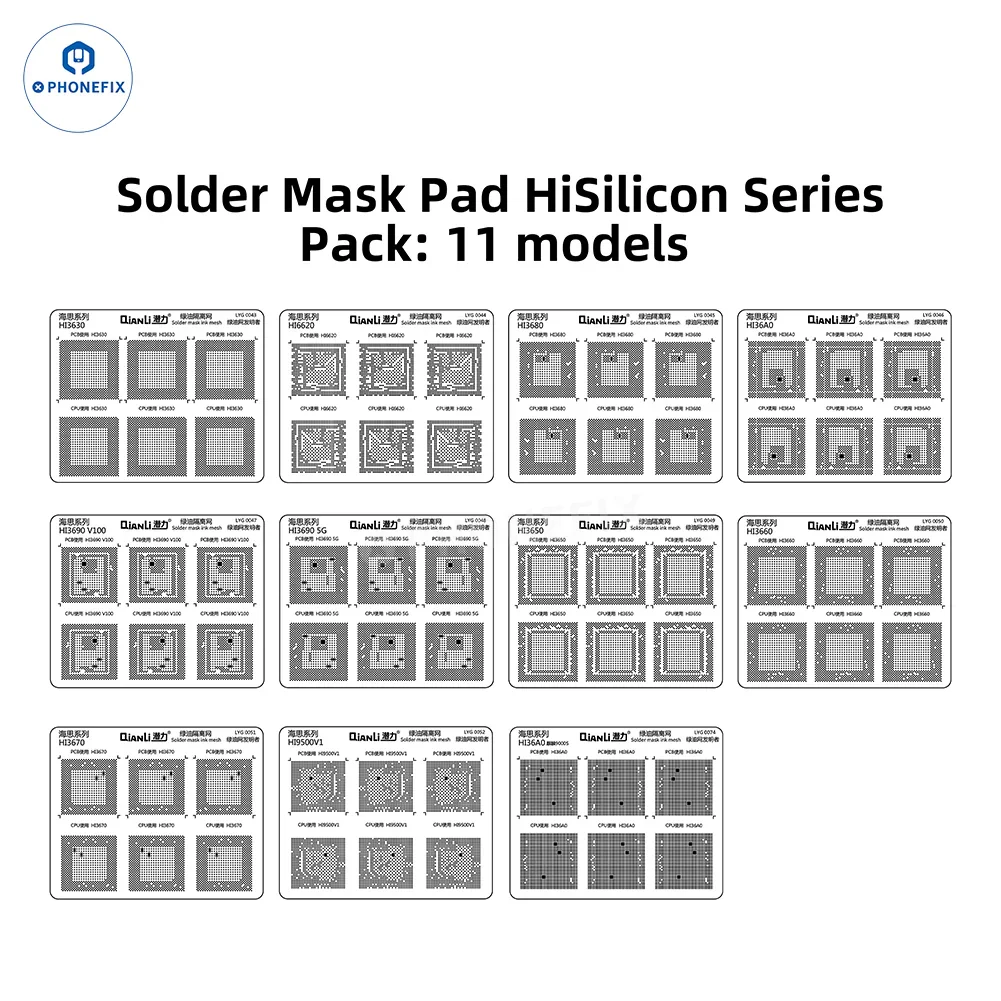 Green Oil Isolation Net Solder Mask Ink Mesh For iPhone Android - Image 5