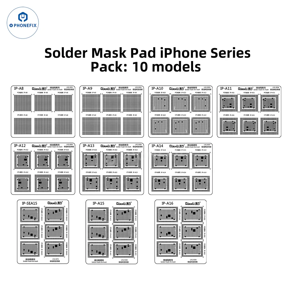 Green Oil Isolation Net Solder Mask Ink Mesh For iPhone Android - Image 7