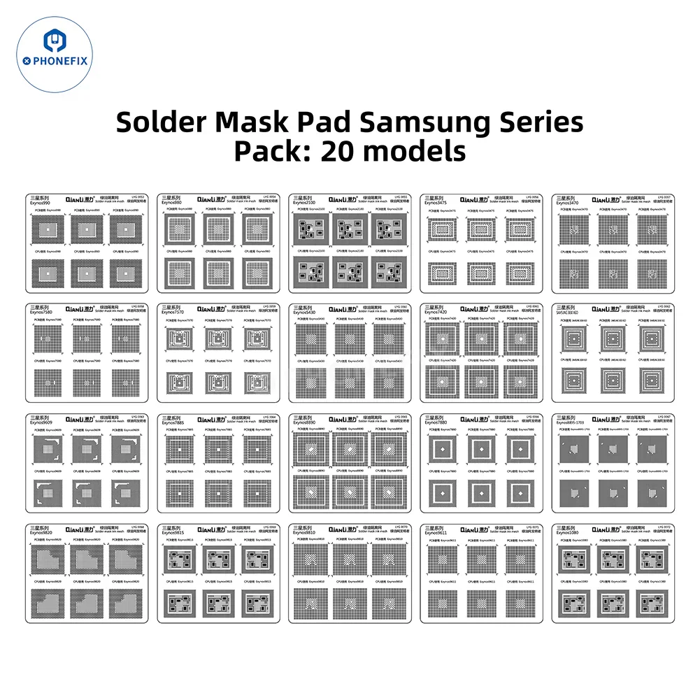 Green Oil Isolation Net Solder Mask Ink Mesh For iPhone Android - Image 8