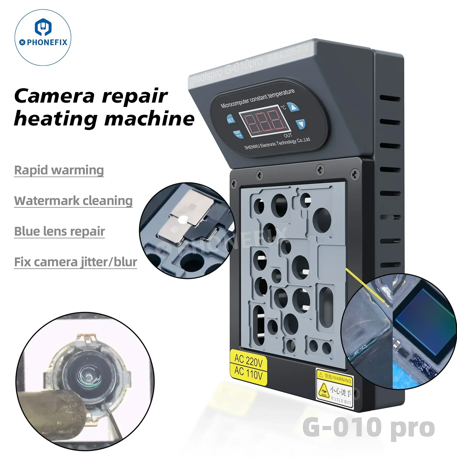 Gtoolspro Heating Platform for iPhone Rear Camera Disassembly Repair - Image 2