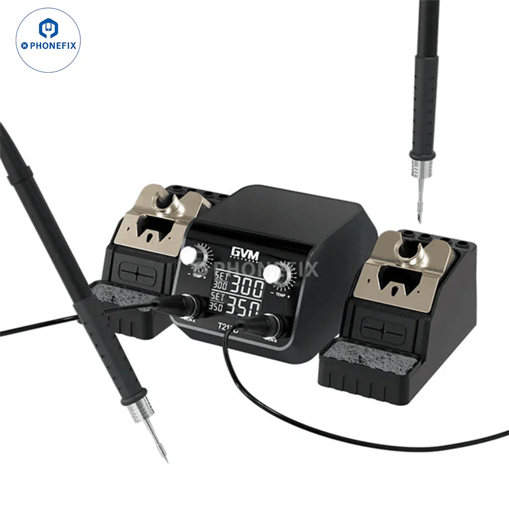 GVM T210D Intelligent Double Soldering Station PCB Welding Repair - Image 6