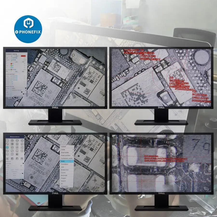 H300 HDMI Industrial Microscope Camera For Phone Soldering Repair - Image 7