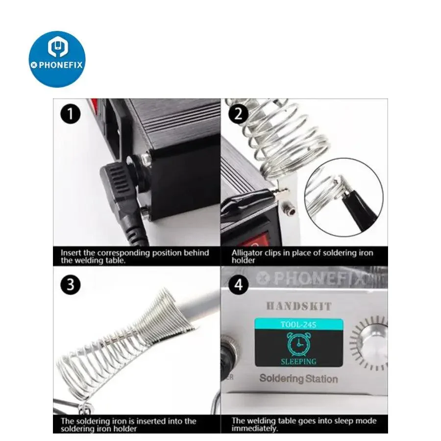 Handskit Fast Heating Solder Station With JBC T245 Iron Tips - Image 5