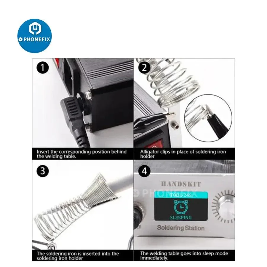 Handskit Fast Heating Solder Station With JBC T245 Iron Tips - Image 9