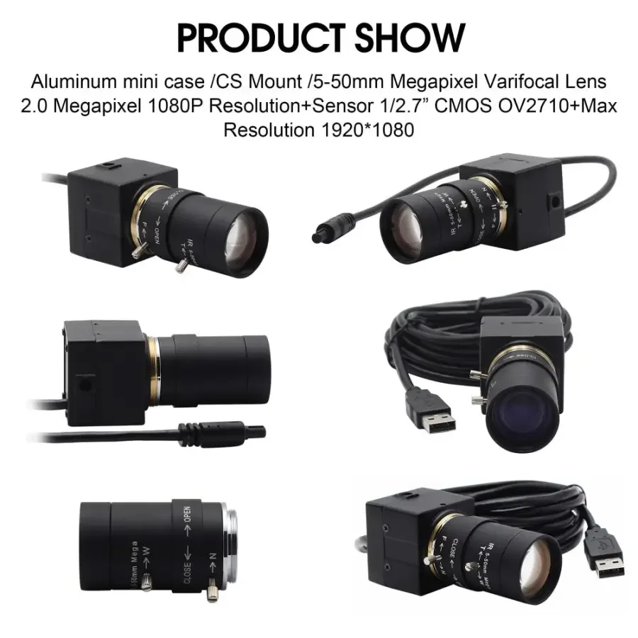 HD 1080P 100fps Industrial Usb Camera CMOS High Speed Webcam OV2710 - Image 5
