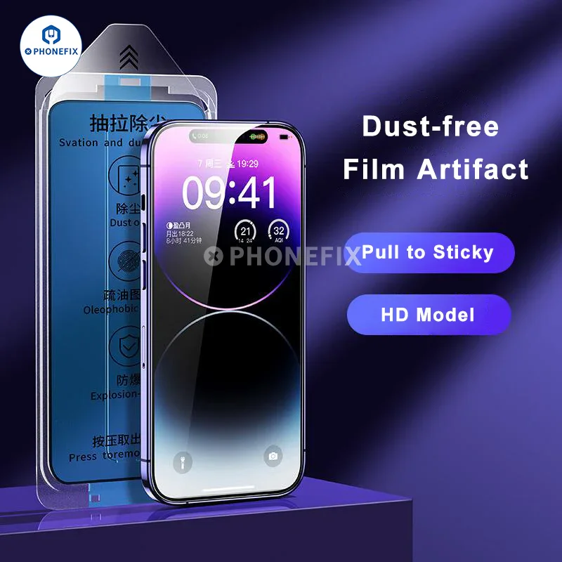HD Anti-peep Tempered Glass Film With Dust-free cabin For iPhone - Image 6