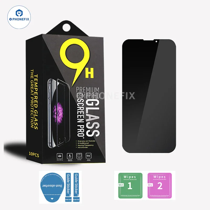 HD Anti-peep Tempered Glass Protective Film For iPhone 16 Pro max - Image 8
