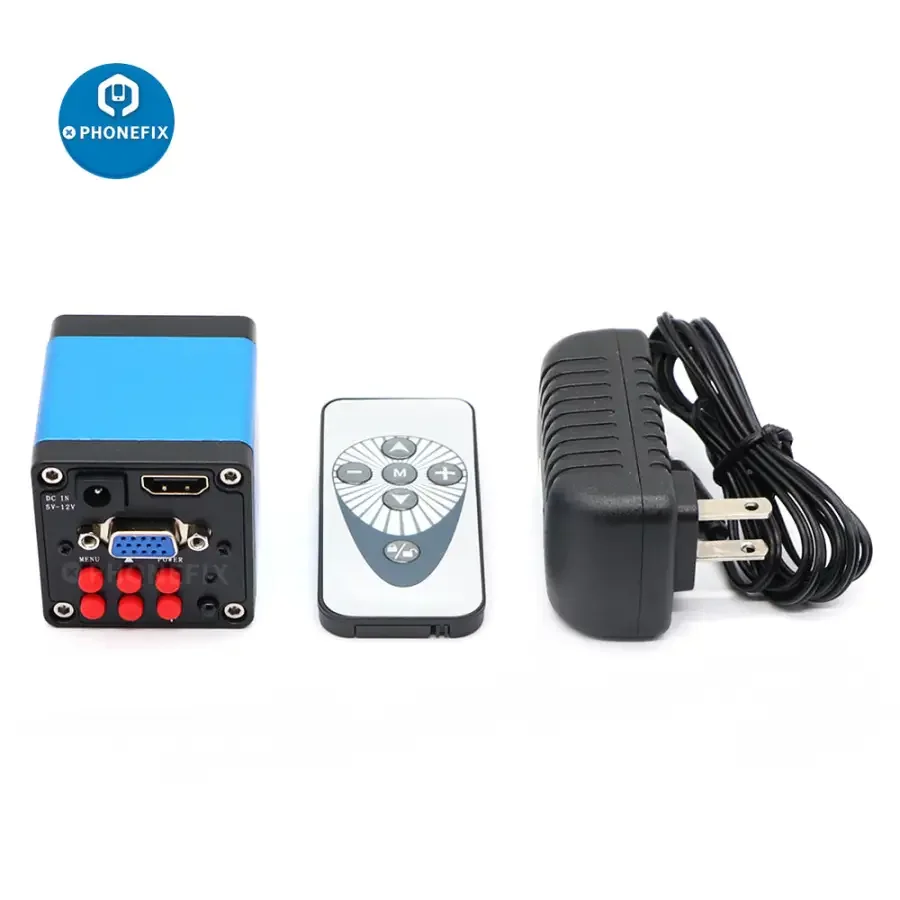 HDMI 13MP USB HD VGA Microscope Industry Camera Video Soldering Repair - Image 5