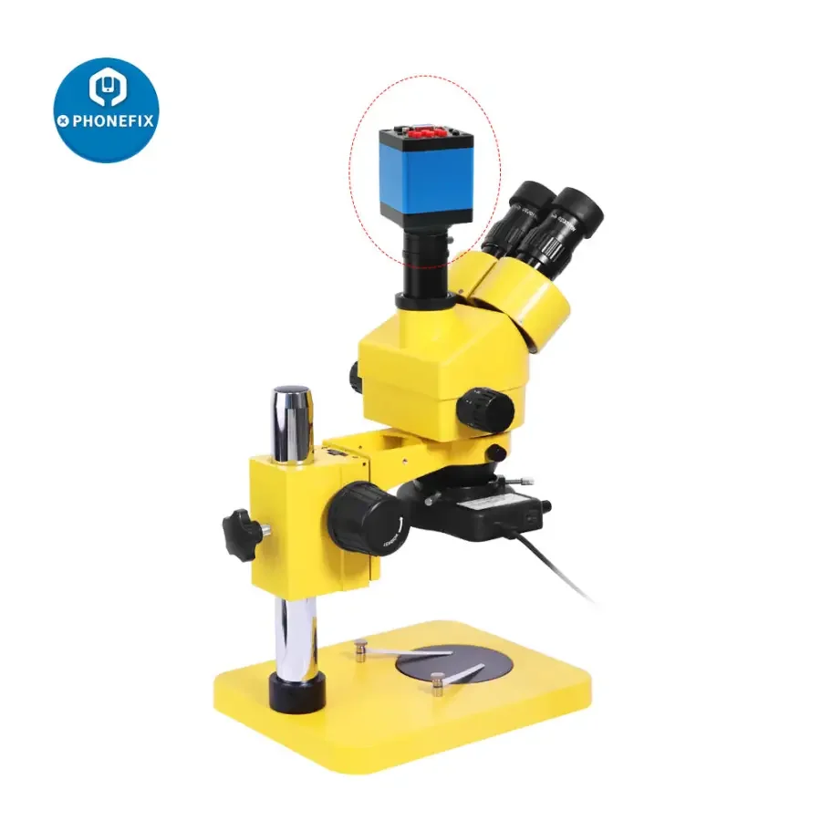 HDMI 13MP USB HD VGA Microscope Industry Camera Video Soldering Repair - Image 8
