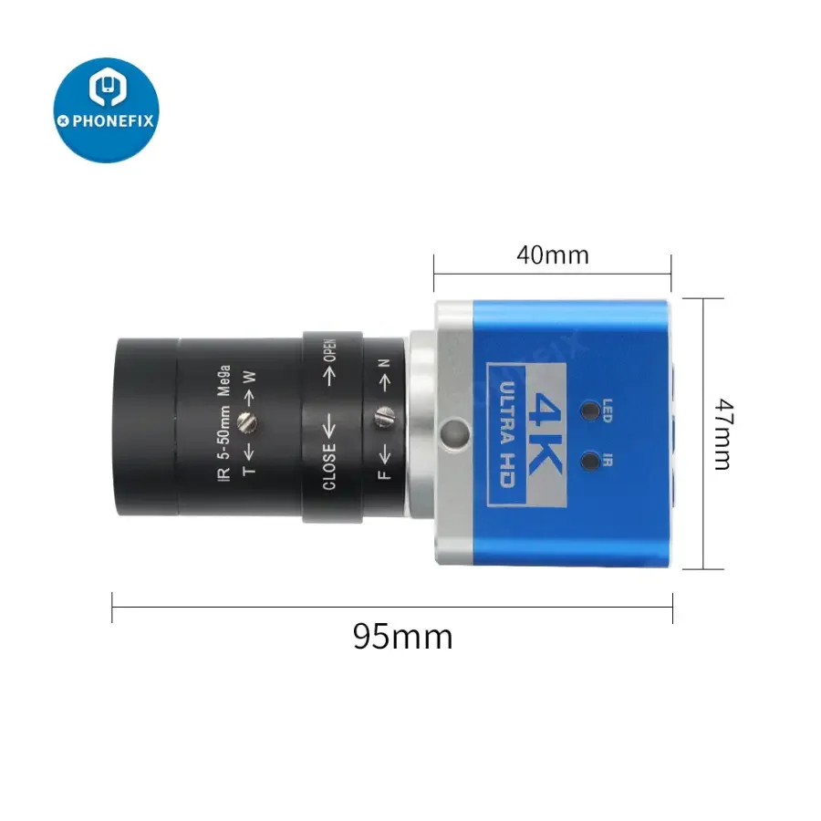 HDMI 4K UHD Camera 5.0-50mm F1.6 Lens Industry Live Digital Camera - Image 4