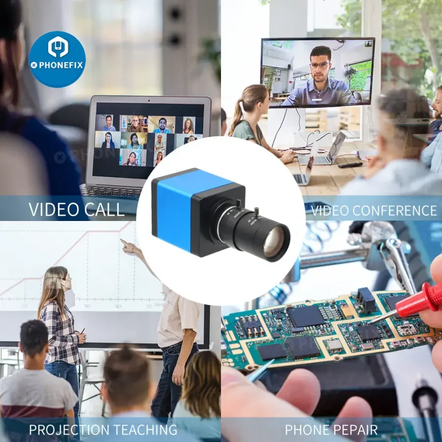 HDMI VGA Camera 5.0-50mm F1.6 Lens Industry Live Digital Webcam - Image 7