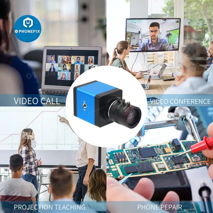 HDMI VGA Camera 6-12mm F1.6 Lens Live Industry Digital Camera - Image 14