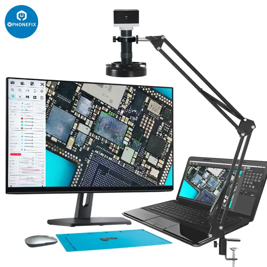 HDMI VGA CMOS U Disk Storage Industrial Microscope Camera - Image 3