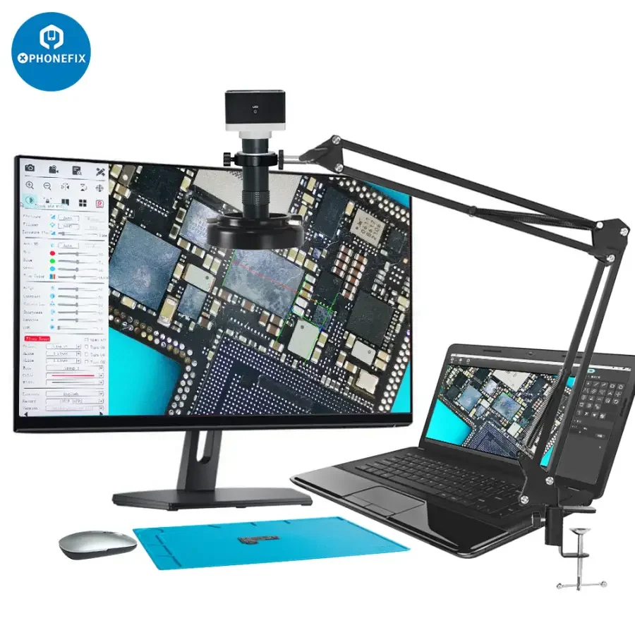 HDMI VGA CMOS U Disk Storage Industrial Microscope Camera - Image 7
