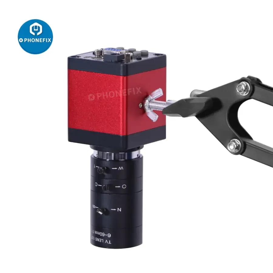 HDMI VGA Digital Video Microscope Camera with 8-50mm Fixed Focus Lens - Image 13