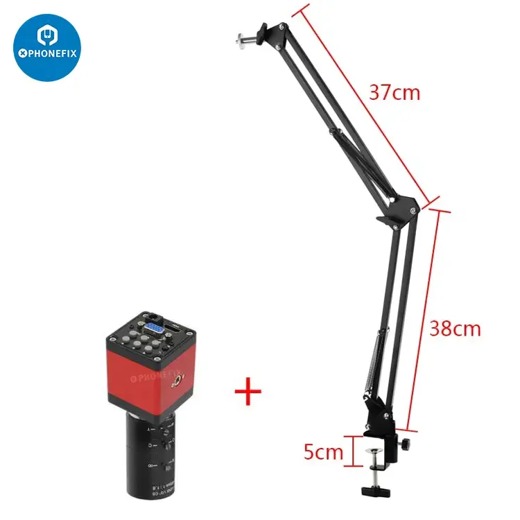 HDMI VGA Digital Video Microscope Camera with 8-50mm Fixed Focus Lens - Image 3