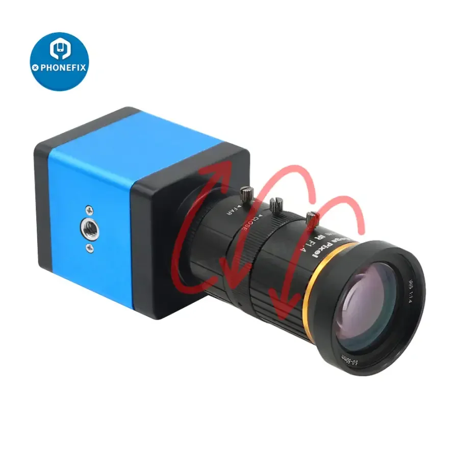 HDMI VGA Industry Camera 5.0-50mm F1.4 Lens Webcam Webcast - Image 4
