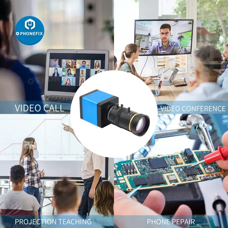 HDMI VGA Industry Camera 5.0-50mm F1.4 Lens Webcam Webcast - Image 7