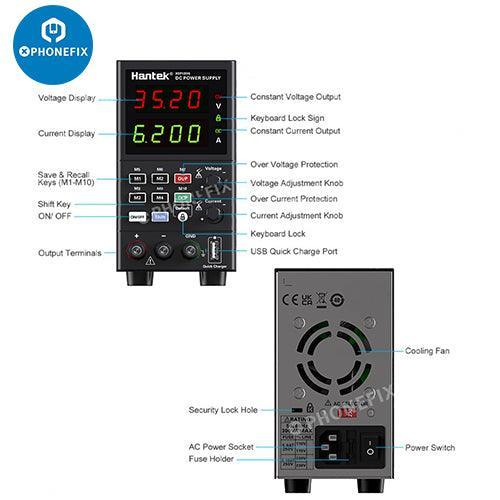 HDP135V6/S/A/B Adjustable Digital DC Power Supply Phone Repair Tool - Image 4