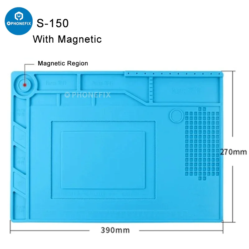 Heat Insulation Silicone Pad For Phone BGA PCB Soldering Platform - Image 10