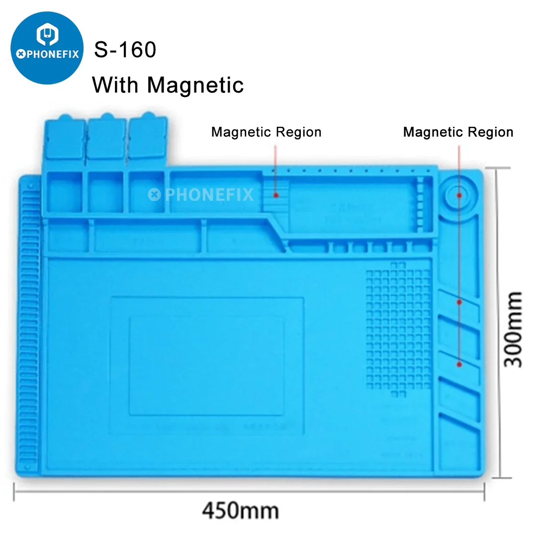 Heat Insulation Silicone Pad For Phone BGA PCB Soldering Platform - Image 11