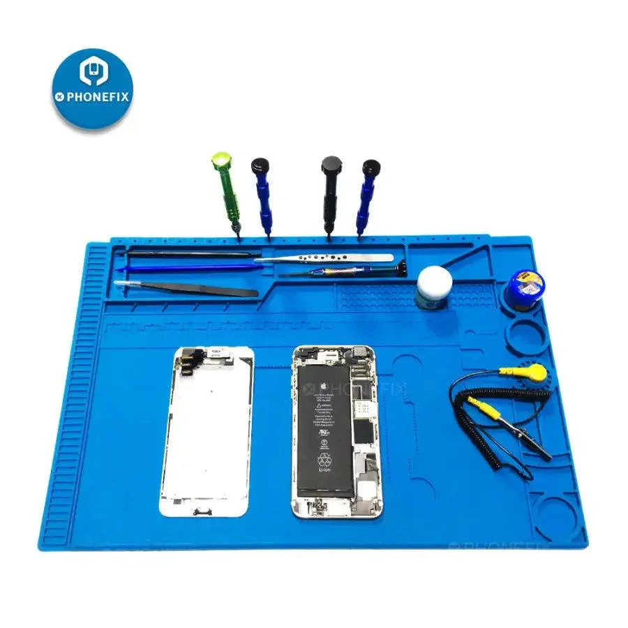 Heat Insulation Silicone Pad For Phone BGA PCB Soldering Platform - Image 2