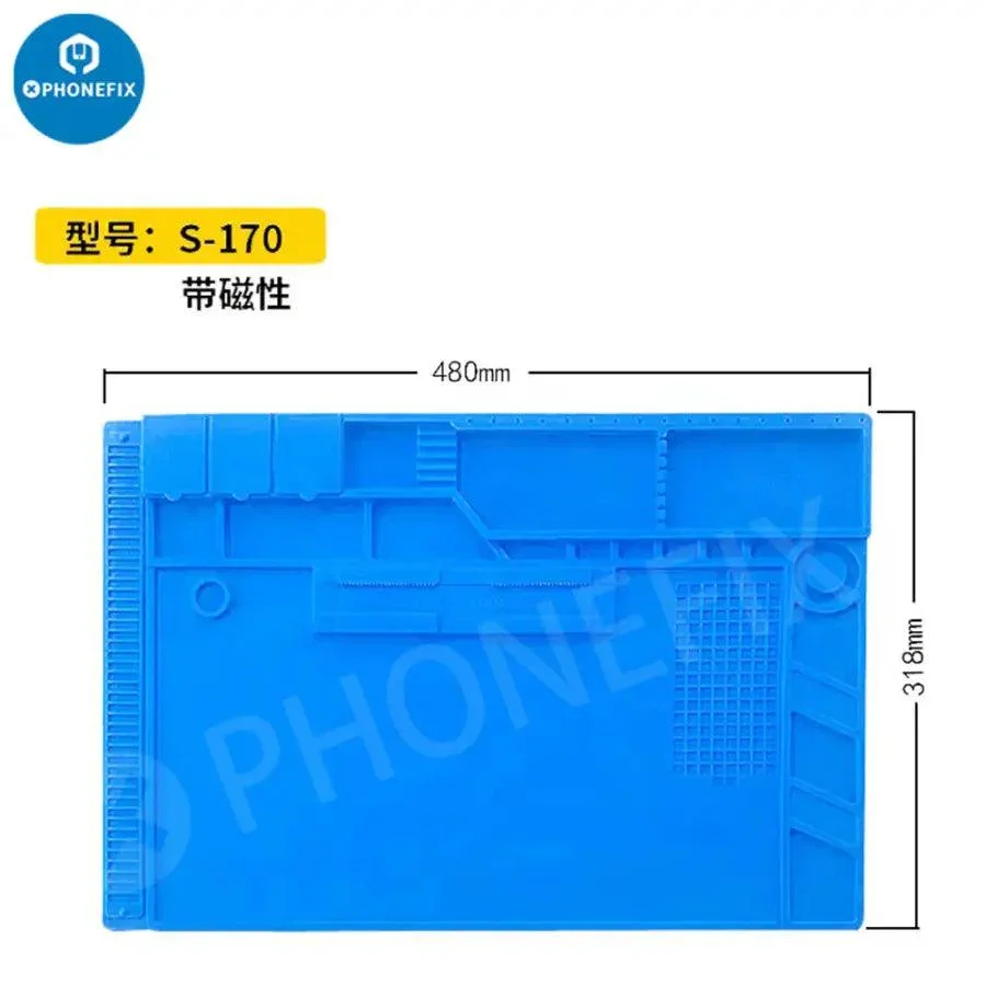 Heat Resistant Silicone Mat Antistatic Desk Pad Soldering Platform - Image 10