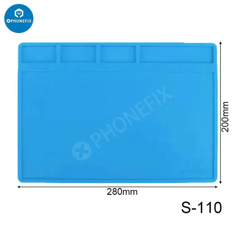 Heat Resistant Silicone Mat Antistatic Desk Pad Soldering Platform - Image 12