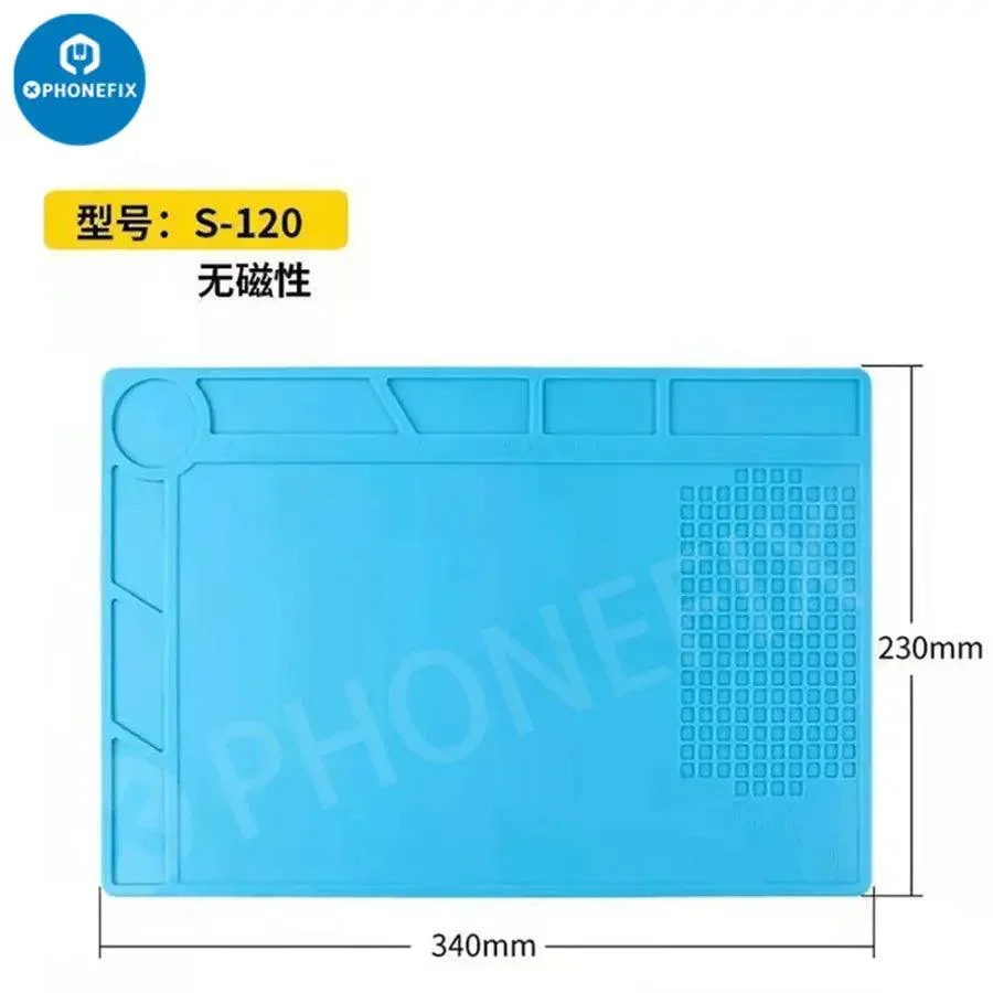 Heat Resistant Silicone Mat Antistatic Desk Pad Soldering Platform - Image 5
