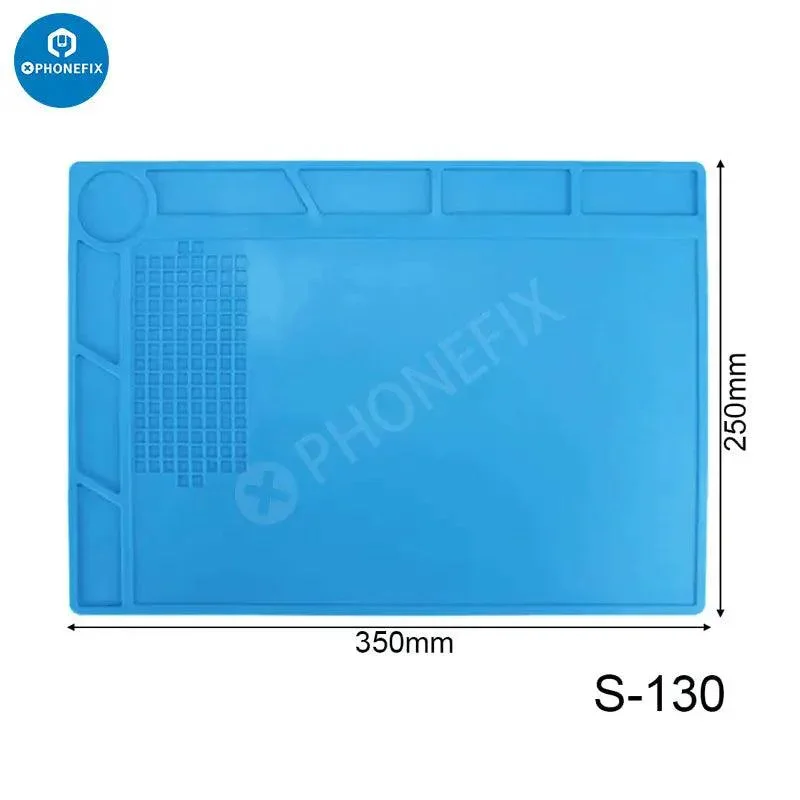 Heat Resistant Silicone Mat Antistatic Desk Pad Soldering Platform - Image 6