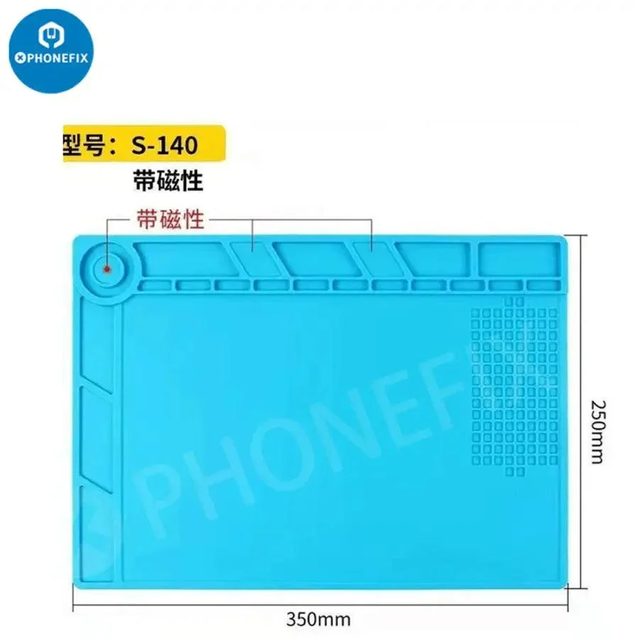 Heat Resistant Silicone Mat Antistatic Desk Pad Soldering Platform - Image 7