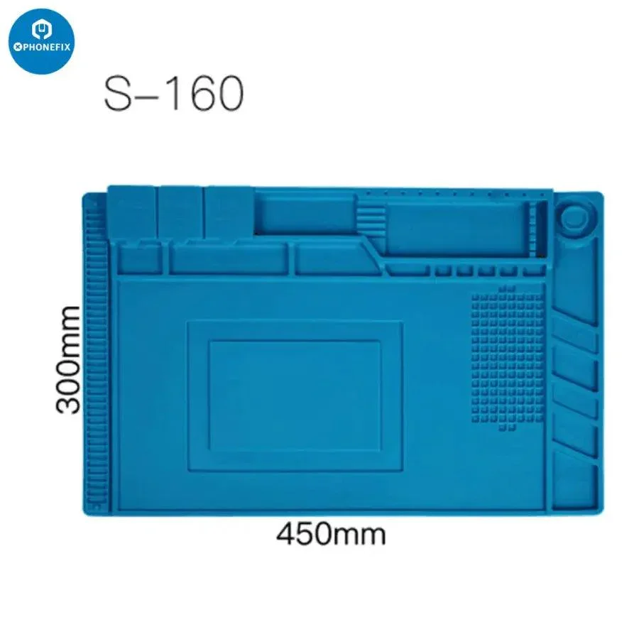Heat Resistant Silicone Mat Antistatic Desk Pad Soldering Platform - Image 9