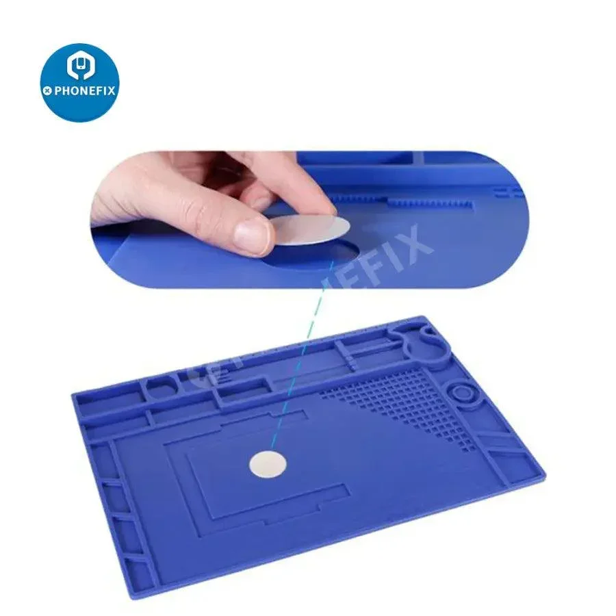Heat Resistant Silicone Mat With Magnetic Heat Insulation Working Pad - Image 9
