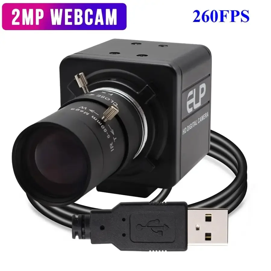 High Speed USB Camera CMOS 1080P HD Webcam With Varifocal Lens - Image 4