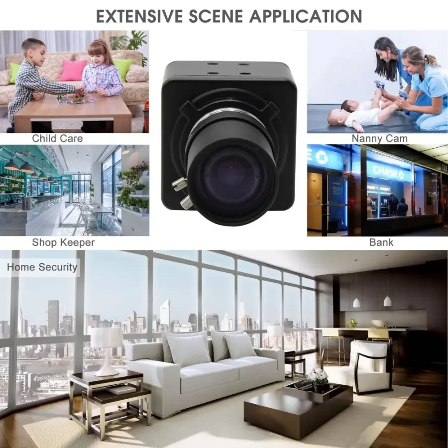 High Speed USB Camera CMOS 1080P HD Webcam With Varifocal Lens - Image 6