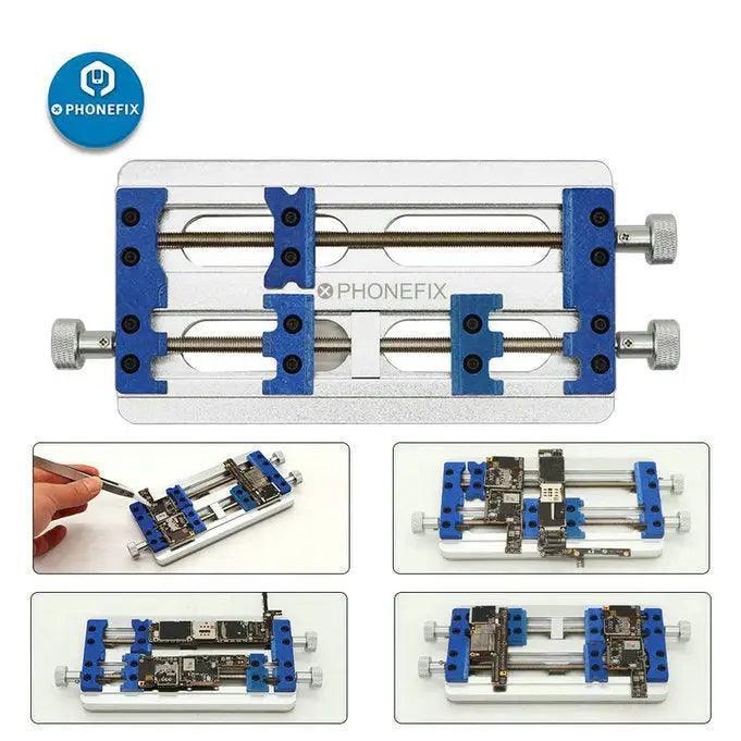 High Temperature Aluminum Alloy Double Axis PCB Board Holder Fixture - Image 4