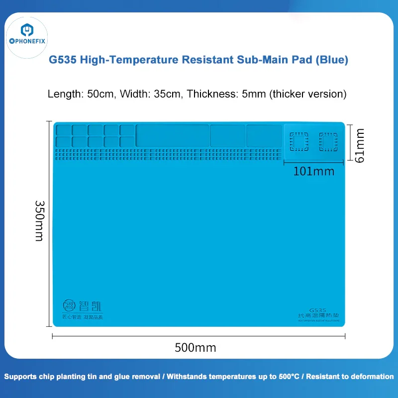 High-Temperature Insulation Pad 2 in 1 Detachable Silicone Mat - Image 13