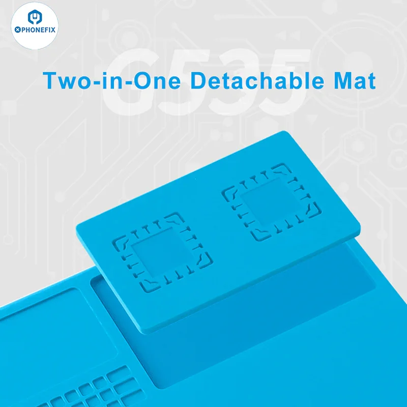 High-Temperature Insulation Pad 2 in 1 Detachable Silicone Mat - Image 2