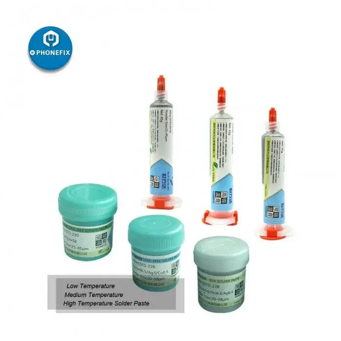 High Temperature Lead-Free Solder Paste for Motherboard Repair - Image 4
