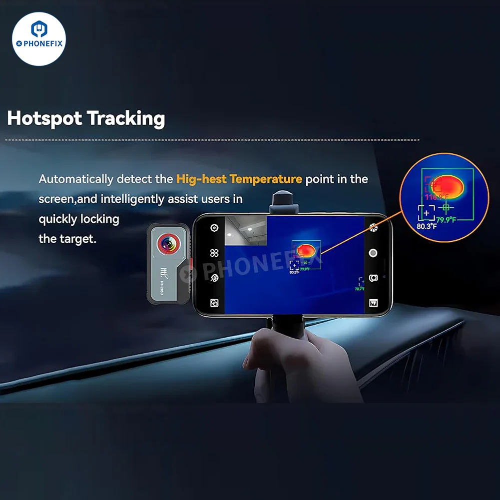 HT-203U Thermal Imager Camera for Mobile Phone PCB Troubleshoot - Image 10