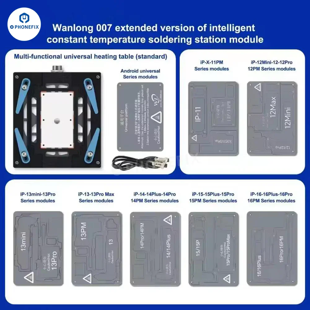 HT007 Motherboard Layered Soldering Station For iPhone X-17 Pro Max - Image 15
